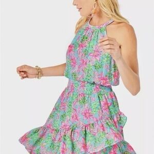 Lilly Pulitzer Vibrant Floral Mini Dress